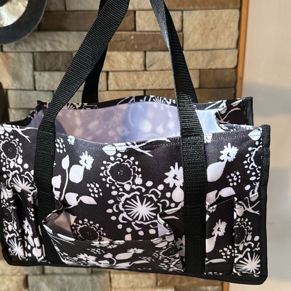 Thirty One Black/White Caddy 1 Large 1 Small - Picture 7 of 15
